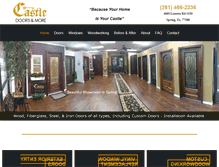 Tablet Screenshot of castledoors.net